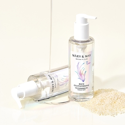 [Mary&May] Гидрофильное масло Rice Glutathione LHA Cleansing Oil 200мл
