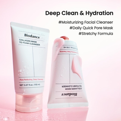 [Biodance] Очищающая маска-пенка для лица Collagen Mask To Foam Cleanser 150мл