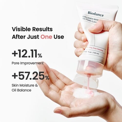 [Biodance] Очищающая маска-пенка для лица Collagen Mask To Foam Cleanser 150мл