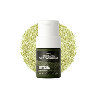 [delphyr] Энзимная пудра с экстрактом матча  Fresh Matcha Pack Cleansing Powder 40г