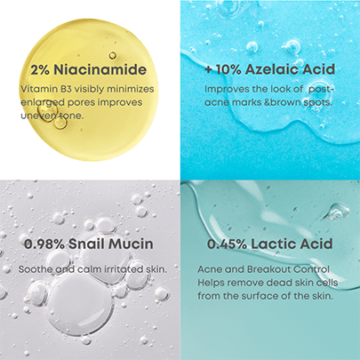 [NINELESS] Миниатюра сыворотки A-Control 10% Azelaic Acid Serum 12мл