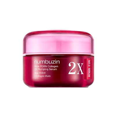 [Numbuzin] Сыворотка для лица с микроиглами No.2 Rose PDRN Collagen 2X Plumping Serum 30мл