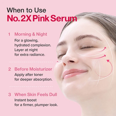 [Numbuzin] Сыворотка для лица с микроиглами No.2 Rose PDRN Collagen 2X Plumping Serum 30мл
