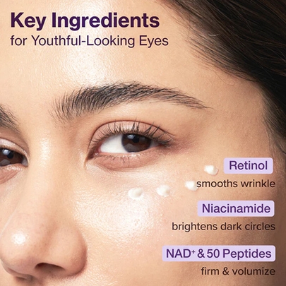 [Numbuzin] Крем для глаз с ретинолом No.9 NAD+ Retinol Volumetox Eye Cream 10мл
