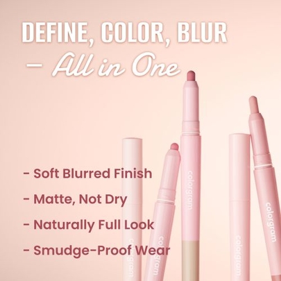 [colorgram] Карандаш для губ 2-в-1 All In One Over-Lip Maker (6 оттенков на выбор)