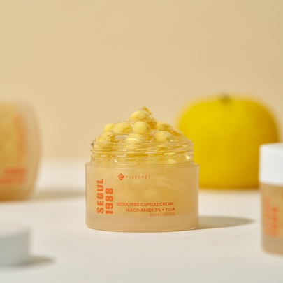 [K-SECRET] Капсульный крем с ниацинамидом и юдзу Capsule Cream : Niacinamide 5% + Yuja 50мл