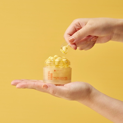[K-SECRET] Капсульный крем с ниацинамидом и юдзу Capsule Cream : Niacinamide 5% + Yuja 50мл