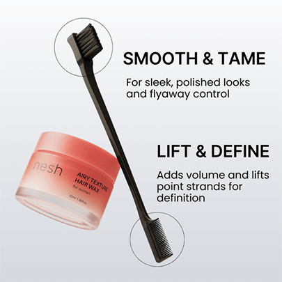 [nesh] Воск для укладки волос и кисточка Airy Texture Hair Wax & Dual Brush