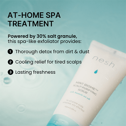 [nesh] Очищающий скраб для кожи головы Mint Biome Scalp Purifying Scrub 180мл