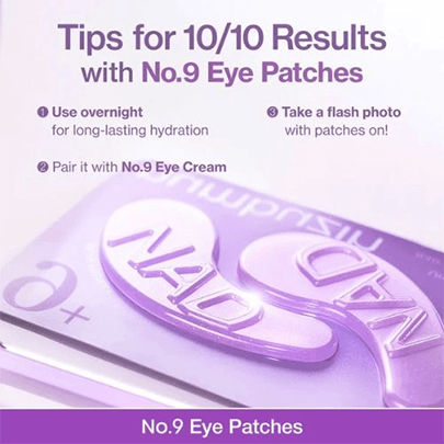 [Numbuzin] Ночные патчи для глаз с коллагеном и пептидами No.9 NAD Under Eye Patches (5шт)