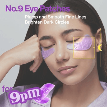 [Numbuzin] Ночные патчи для глаз с коллагеном и пептидами No.9 NAD Under Eye Patches (5шт)