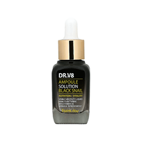 [Farmstay] Cыворотка для лица с муцином черной улитки DR-V8 Ampoule Solution Black Snail 30мл