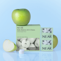 [NE:AR] ★1+1★ Жевательные таблетки для похудения (вкус яблока) Daily Balance ACV Chew Apple Flavor (1.700мг*28шт)