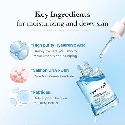 [MEDICUBE] Увлажняющая сыворотка Hyaluronic Multi Peptide Serum 30мл