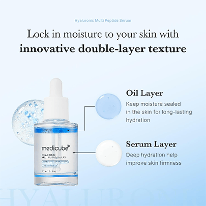 [MEDICUBE] Увлажняющая сыворотка Hyaluronic Multi Peptide Serum 30мл