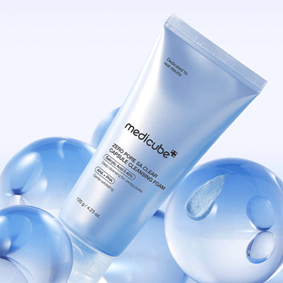 [MEDICUBE] Капсульная пенка для ухода за порами Zero Pore Clearing Capsule Cleansing Foam 120г