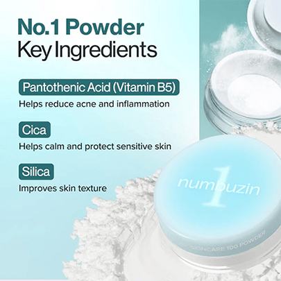 [Numbuzin] Минеральная пудра No.1 Pantothenic Skincare 100 Powder 7г
