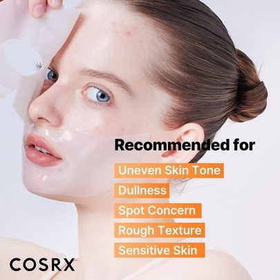 [COSRX] Гидрогелевая маска для сияния с альфа-арбутином The Alpha-Arbutin Discoloration Care Hydrogel Mask (3шт)