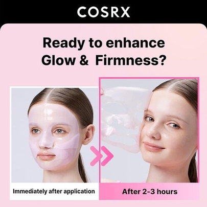 [COSRX] Гидрогелевая маска с пептидами и коллагеном The Peptide Collagen Lifting Glow Hydrogel Mask (3шт)