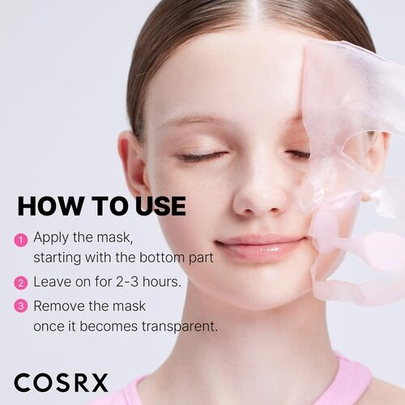 [COSRX] Гидрогелевая маска с пептидами и коллагеном The Peptide Collagen Lifting Glow Hydrogel Mask (3шт)