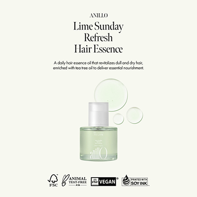 [anillo] Освежающая эссенция для волос Lime Sunday Refresh Hair Essence 50мл