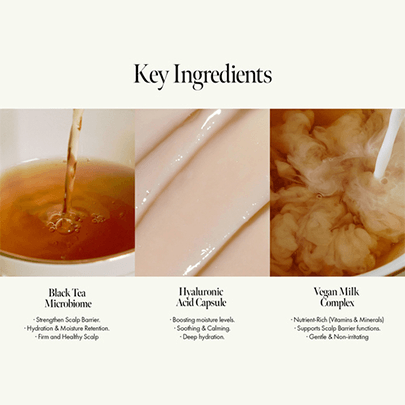 [anillo] Питательный шампунь для волос Black Tea Nourishing Scalp Shampoo 450мл