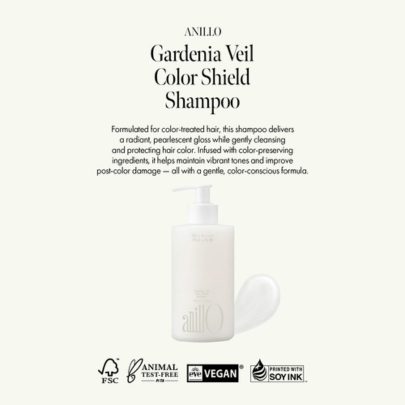 [anillo] Шампунь для блеска волос Gardenia Veil Color Shield Shampoo 300мл