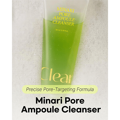 [ClearDea.] Ампульная очищающая пенка с минари Minari Pore Ampoule Cleanser 80мл