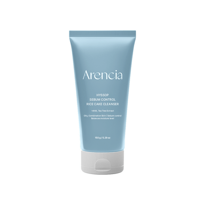 [arencia] Пенка для лица Hyssop Sebum Control Rice Cake Cleanser 150г