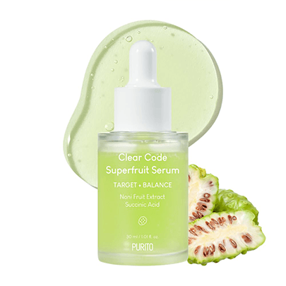 [Purito Seoul] Сыворотка для лица с нони Clear Code fruit Serum 30мл