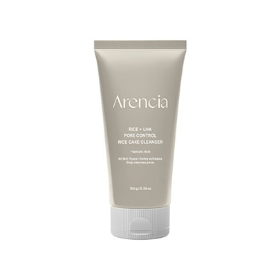 [arencia] Пенка с текстурой моти с рисом и кислотами Rice + LHA Pore Control Rice Cake Cleanser 150г
