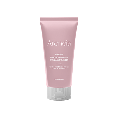 [arencia] Пенка с текстурой моти с экстрактом шиповника Rosehip Mild PH Balancing Rice Cake Cleanser 150г