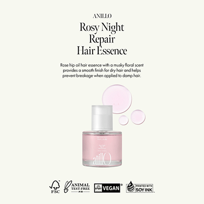 [anillo] Восстанавливающая эссенция для волос Rosy Night Repair Hair Essence 50мл