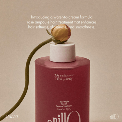 [anillo] Восстанавливающий тритмент для волос Rosy Night Repair Ampoule Treatment 200мл