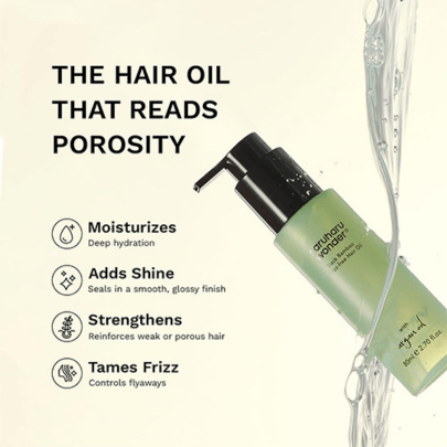 [haruharu wonder] Масло для волос с чёрным бамбуком Black Bamboo Frizz-free Hair Oil 80мл