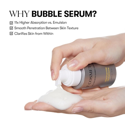 [VT Cosmetics] Осветляющая сыворотка с микропузырьками Niacinamide Glutathione Yellow Micro Bubble Serum 70мл