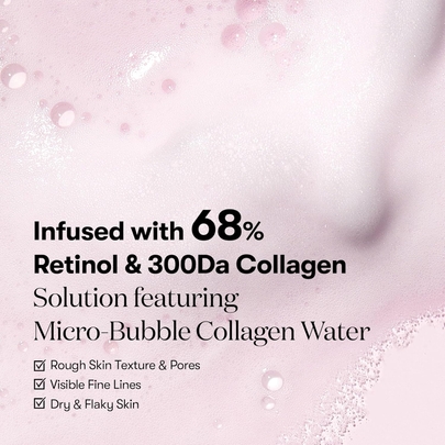 [VT Cosmetics] Антивозрастная сыворотка с микропузырьками Retinol Collagen Pink Micro Bubble Serum 70мл