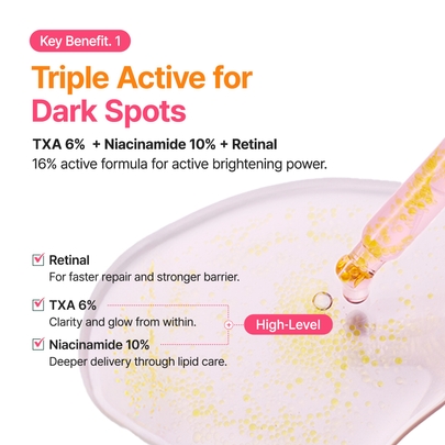 [Purito Seoul] Сыворотка с TXA, ниацинамидом и ретиналем TXA 6 Niacinamide 10 Retinal Serum (30 мл)