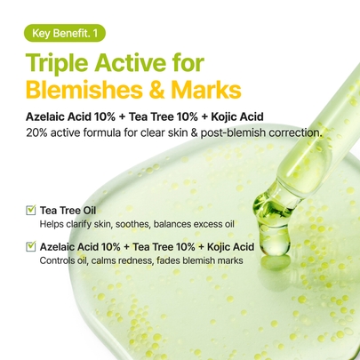 [Purito Seoul] Сыворотка с азелаиновой кислотой и чайным деревом Azelaic Acid 10 Tea Tree Serum (30 мл)