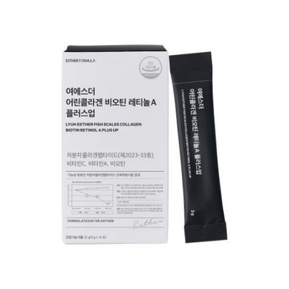 [ESTHER FORMULA] Коллаген и биотин в порошке Fish Scale Collagen Biotin 60гр