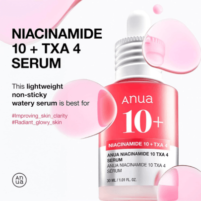 [Anua] Сыворотка для ровного тона Niacinamide 10% + TXA 4% Dark Spot Removing Serum 30мл