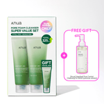 [Anua] Набор Heartleaf Pore Cleansing Foam Double Set (Очищающая пенка для умывания 150мл*2шт. + Мини-пенка 25мл)