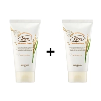 [Skinfood] ★1+1★  Очищающая рисовая пенка Rice Daily Brightening Cleansing Foam 150мл