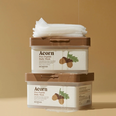 [Skinfood] Тканевые маски с пептидами Acorn Pore Peptide Daily Mask Sheet 30шт