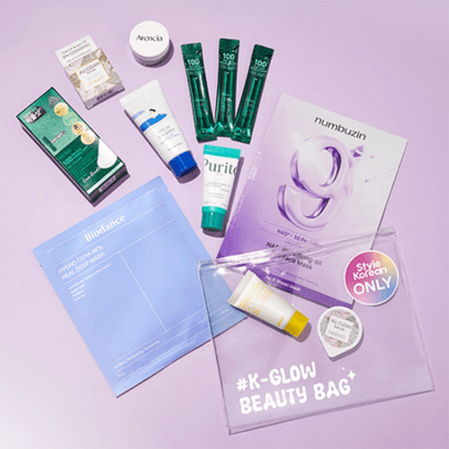 [STYLEKOREAN] Набор миниатюр для ухода за кожей K-Glow Beauty Bag