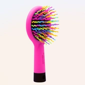 [EYECANDY] Расчёска для деликатного ухода Rainbow Volume S Brush Medium Pink