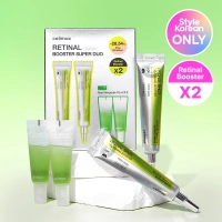 [celimax] Двойной набор с ретиналем Retinal Booster Double Set (Точечный крем бустер 15мл*2шт + Освежающая ампула 10мл*2шт)