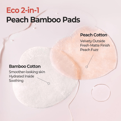 [Skinfood] Мягкие увлажняющие пэды Peach Cotton Zinc PCA Pad 70шт