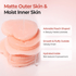 [Skinfood] Мягкие увлажняющие пэды Peach Cotton Zinc PCA Pad 70шт