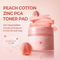 [Skinfood] Мягкие увлажняющие пэды Peach Cotton Zinc PCA Pad 70шт